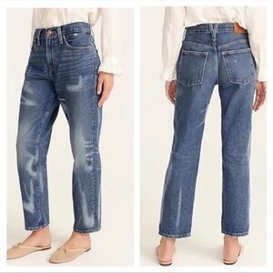 New! J. Crew Slouchy Boyfriend Jeans in Barn Wash Size 27